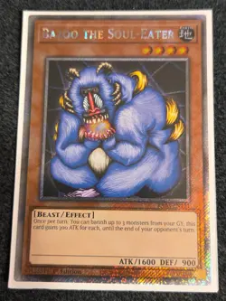 Yugioh! Bazoo the Soul-Eater - RA03-EN111 - Platinum Secret Rare - 1st Edition N - Image 1