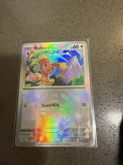 Pokemon TCG Buneary Reverse Holo Master Ball Prismatic Evolutions Card 083/131 - Image 1