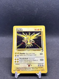 Pokemon TCG Zapdos Base Set 2 Holo Rare Card 20/130 Very good condition - Image 2