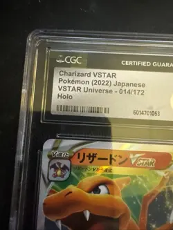 Charizard Vstar Universe Holo 14/172 RRR Japanese Pokemon Card CGC 10 - Image 2