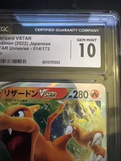Charizard Vstar Universe Holo 14/172 RRR Japanese Pokemon Card CGC 10 - Image 3