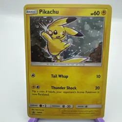 Pokemon Pikachu TCG SM Black Star Promo SM98 Holo Card - Image 1