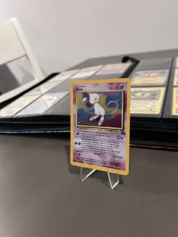 Mew WoTC Black Star Promo #9 Pokemon Card Holo Foil Rare LP - Image 4