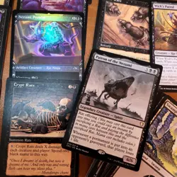 Whole COMMANDER Magic Deck MTG - BLACK RATS' EVIL Offerings Pure Black Tribal - Image 1