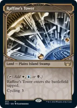 Raffine's Tower (Showcase) - Near Mint MTG Streets of New Capenna - Image 1