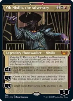 Ob Nixilis, the Adversary (Showcase) - Near Mint MTG Streets of New Capenna - Image 1