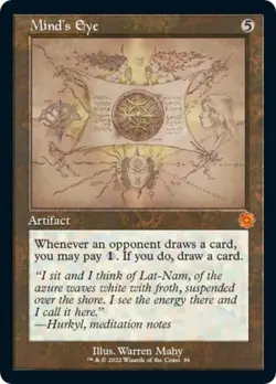 Mind's Eye (Schematic) - Near Mint MTG The Brothers' War: Retro Frame Artifacts - Image 1