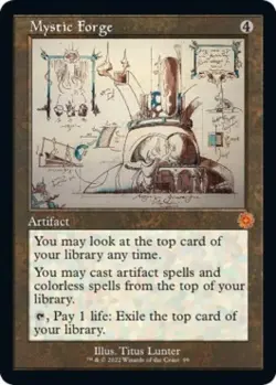 Mystic Forge (Schematic) - Near Mint MTG - Image 1