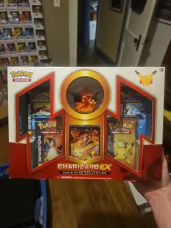 Pokemon Charizard EX Red & Blue Collection Box - Image 1