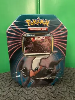Pokemon TCG: Mighty Mysterious Darkrai Collector’s Tin - Sealed - New - Image 1