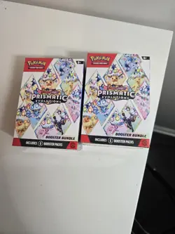 Pokemon TCG Prismatic Evolutions Booster Bundle Sealed x2 (Lot of 2) - Image 1