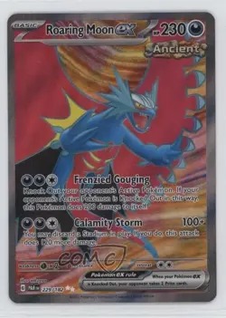 Roaring Moon ex Ultra Rare Pokemon Scarlet & Violet Paradox Rift PAR #229 - Image 1
