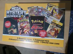 NEW! SEALED POKEMON 2025 HOLIDAY MEGA MYSTERY POWER BOX MEIJER EXCLUSIVE - Image 1