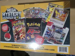 NEW! SEALED POKEMON 2025 HOLIDAY MEGA MYSTERY POWER BOX MEIJER EXCLUSIVE - Image 2