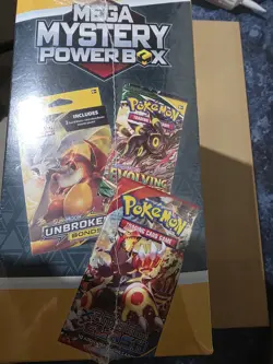 NEW! SEALED POKEMON 2025 HOLIDAY MEGA MYSTERY POWER BOX MEIJER EXCLUSIVE - Image 3