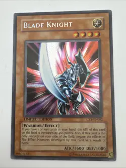 | Yugioh Blade Knight CT1-EN002 Secret Rare 2004 Collectors Tin NM/VLP - Image 1
