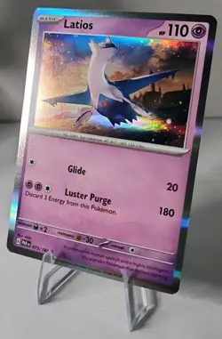 Pokemon Latios TCG Holo Rare Card 073/182 Paradox Rift Near Mint - Image 1