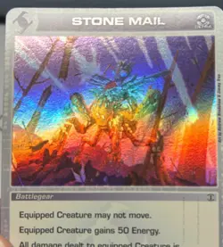 CHAOTIC ULTRA RARE RIPPLE FOIL STONE MAIL CARD - Image 1