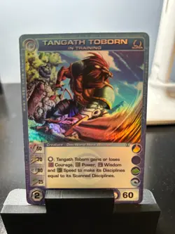 CHAOTIC SUPER RARE TANGATH TOBORN IN TRAINING CARD - Image 1