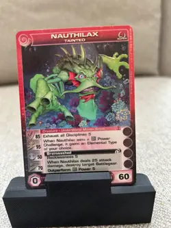 CHAOTIC SUPER RARE NAUTHILAX TAINTED CARD - Image 1