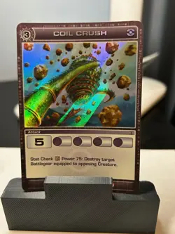 CHAOTIC RIPPLE FOIL COIL CRUSH CARD - LP - Image 1