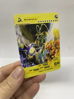 Sit in the hot air Gold Metal Pokemon Card-Collectible Gift Display！PRETTY~ - Image 3