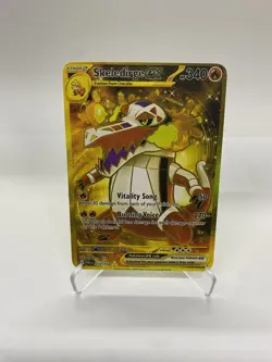 Skeledirge EX Gold Metal Pokemon Card-Collectible Gift Display！Christmas PRETTY - Image 1