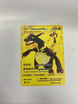 Charizard VMAX Gold Metal Pokemon Card-Collectible Gift Christmas PRETTY - Image 3