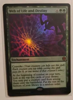MTG Web of Life and Destiny 0122 Foil M Marvel's Spider-Man NM SPM - Image 2