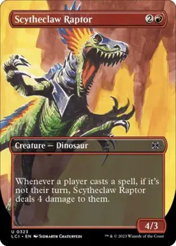 Scytheclaw Raptor (Borderless) - Near Mint MTG The Lost Caverns of Ixalan - Image 1