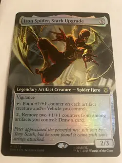 Iron Spider, Stark Upgrade (Extended Art) Marvel's Spider-Man Foil LP MTG - Image 1