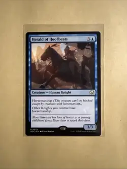 MTG Herald of Hoofbeats MOC 0022 R NM Regular - Image 2