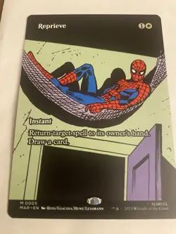 MTG Reprieve 0005 Regular (Borderless) Marvel's Spider-Man Regular NM - Image 1