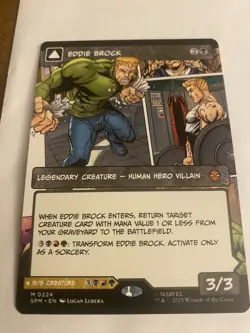 Eddie Brock (0224) (Borderless) Marvel's Spider-Man Regular Mtg - Image 1