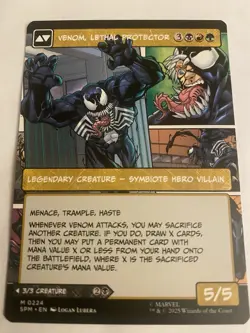 Eddie Brock (0224) (Borderless) Marvel's Spider-Man Regular Mtg - Image 2