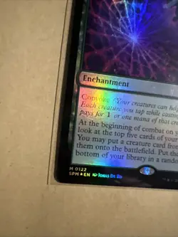 MTG Web of Life and Destiny SPM 0122 M NM FOIL - Image 3