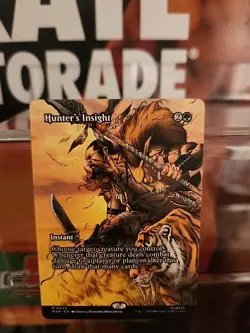 MTG - Hunter's Insight - Borderless - Marvels Spiderman - NM M 0035 - Image 1