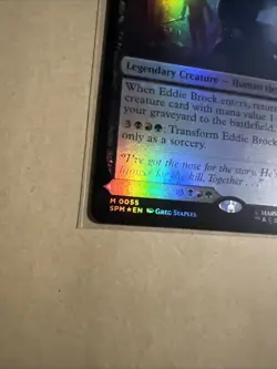 MTG Eddie Brock SPM 0055 M NM FOIL - Image 3