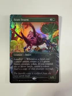 MTG Scute Swarm (7048) *Rainbow Foil* Secret Lair: Play-Doh MT/NM Free Ship - Image 1