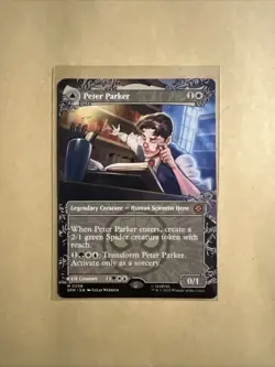 MTG Peter Parker SPM 0208 M NM Regular Borderless - Image 2