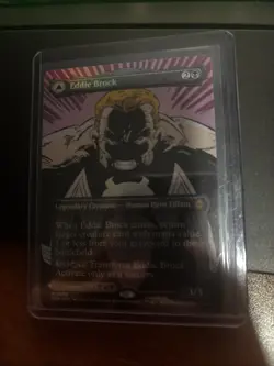 Venom, Lethal Protector/Eddie Brock MTG Spider-Man Mythic Borderless Foil #233 - Image 1