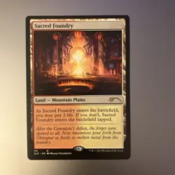 Magic the Gathering SACRED FOUNDRY NM Secret Lair MTG - Image 1