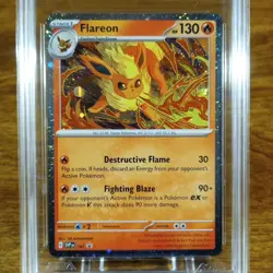 Pokemon SV Black Star Promo Flareon 167 AGS Legendary 10 Cosmos Holo 2025 - Image 2
