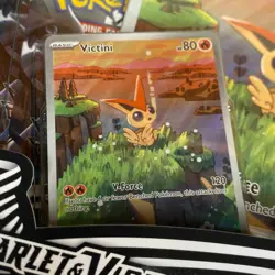 Pokemon Black Bolt White Flare VICTINI ILLUSTRATION COLLECTION (LOT OF 6 SEALED) - Image 4
