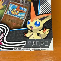 Pokemon Black Bolt White Flare VICTINI ILLUSTRATION COLLECTION (LOT OF 6 SEALED) - Image 5