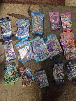 Around 200 Pokemon Booster Pack Lot SEALED Cards! (Japanese and Korean) - Image 2