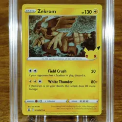 Pokemon Celebrations Classic Collection Zekrom 010/025 AGS Gem-MT 10 Holo 2021 - Image 2