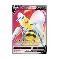 Pokemon SWSH10: Astral Radiance Beedrill V (Full Art) (UR) #160/189 (Holo) NM - Image 1