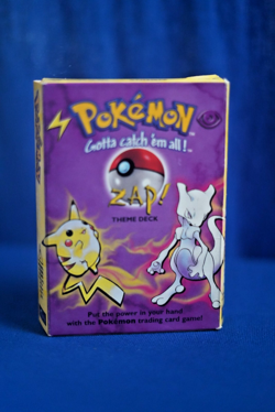 Pokemon TCG Zap! Theme Deck - Opened, Complete, Excellent, Shadowless - Image 1