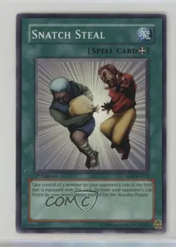 Snatch Steal 1st Ed. YuGiOh Fury From the Deep Structure Deck #SD4-EN015 2005 - Image 1